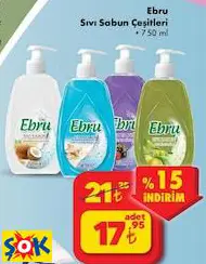 EBRU SIVI SABUN ÇEŞİTLERİ